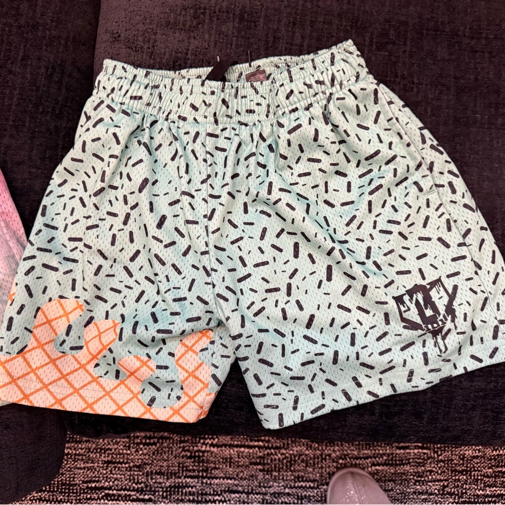 Baseball Lifestyle 101 Ice Cream Shorts - mint